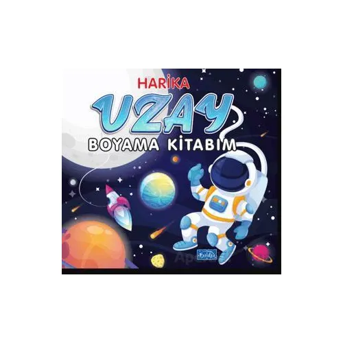 Harika Uzay Boyama Kitabım - Kolektif - Parıltı Yayınları