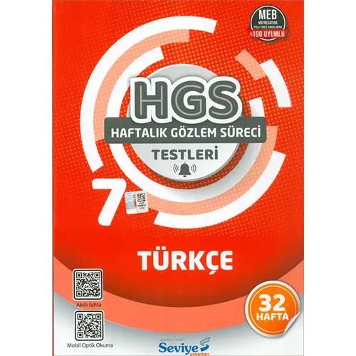 7.Sınıf Türkçe Testleri Seviye Yayınları