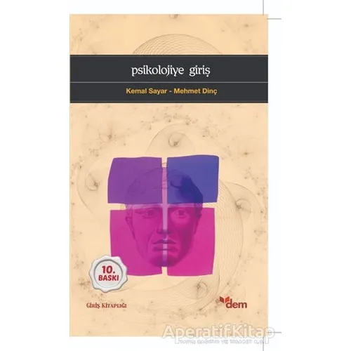 Psikolojiye Giriş - Kemal Sayar - Dem Yayınları