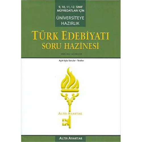 Altın Anahtar Yayınları Türk Edebiyatı Soru Hazinesi