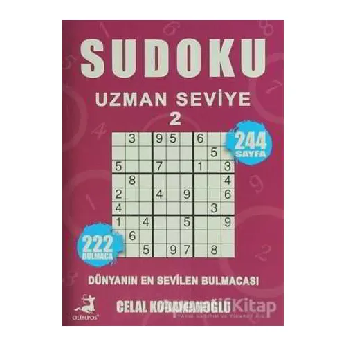 Sudoku Uzman Seviye 2 - Celal Kodamanoğlu - Olimpos Yayınları