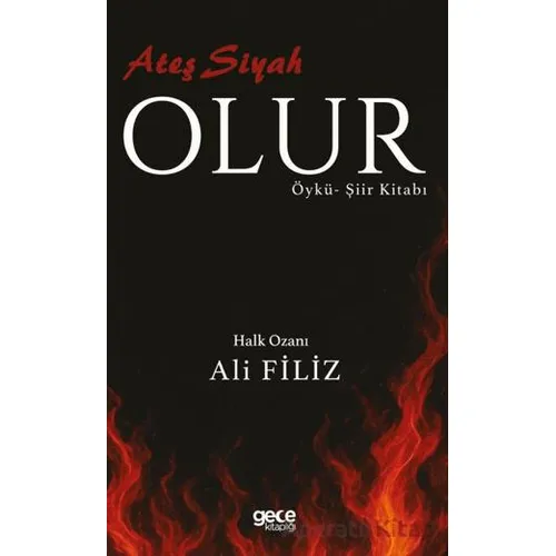 Ateş Siyah Olur - Halk Ozanı Ali Filiz - Gece Kitaplığı
