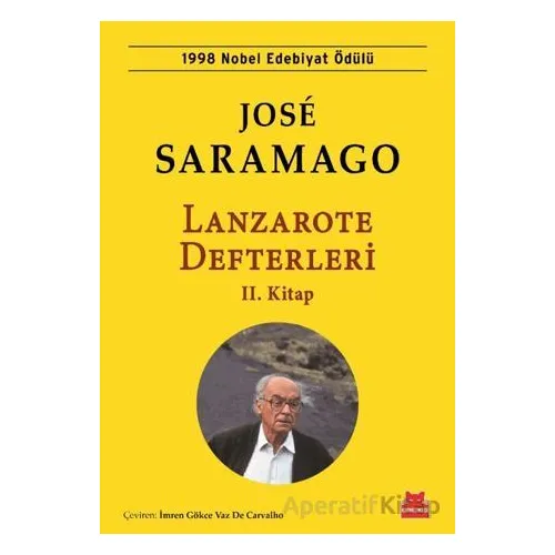 Lanzarote Defterleri 2. Kitap - Jose Saramago - Kırmızı Kedi Yayınevi