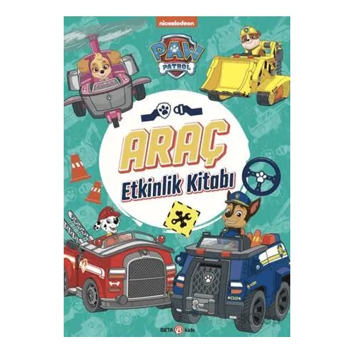 PAW Patrol - Araç Etkinlik Kitabı - Spin Master Paw - Beta Kids
