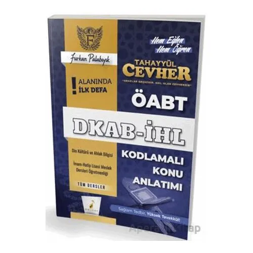 Tahayyül Cevher ÖABT DKAB - İHL Tüm Dersler Kodlamalı Konu Anlatımı