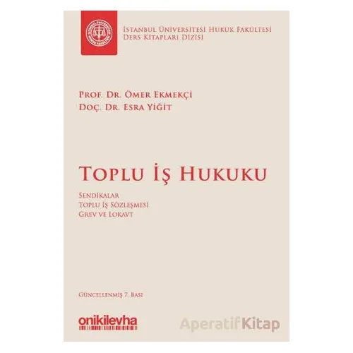 Toplu İş Hukuku - Ömer Ekmekçi - On İki Levha Yayınları