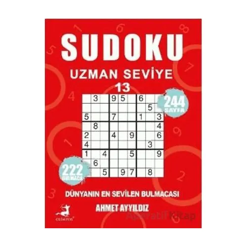 Sudoku Uzman Seviye 13 - Ahmet Ayyıldız - Olimpos Yayınları