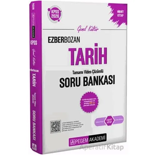2026 KPSS Genel Yetenek Genel Kültür Ezberbozan Tarih Tamamı Video Çözümlü Soru Bankası