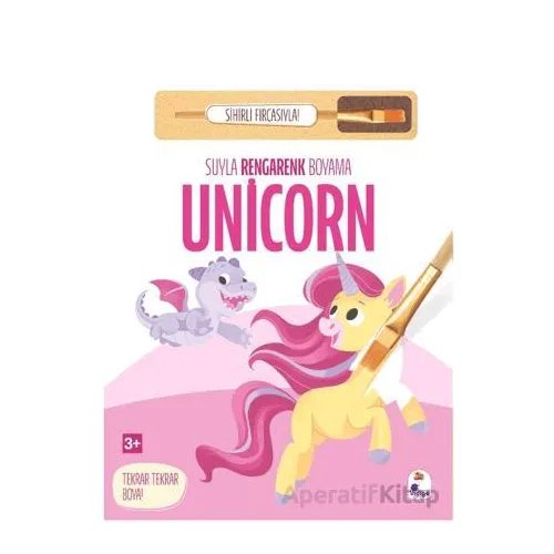 Suyla Rengarenk Boyama – Unicorn (Sihirli Fırçasıyla) - Kolektif - İndigo Çocuk