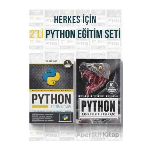 Herkes İc¸in 2li PYTHON Egˆitim Seti (2 Kitap) - Volkan Taşcı - Dikeyeksen Yayın Dağıtım