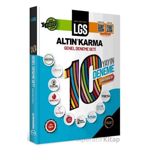 Altınkarma LGS 8. Sınıf 10 Farklı Yayın 10 Deneme