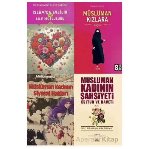 Müslüman Kadının Ahlak ve Kültürü Serisi (4 Kitap) - Muhammed Mehdi - Ravza Yayınları