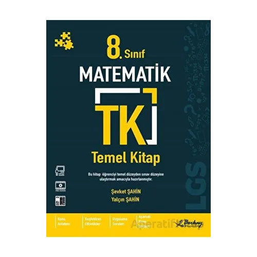 8.Sınıf Matematik Temel Kitap (Kampanyalı) Berkay Yayıncılık