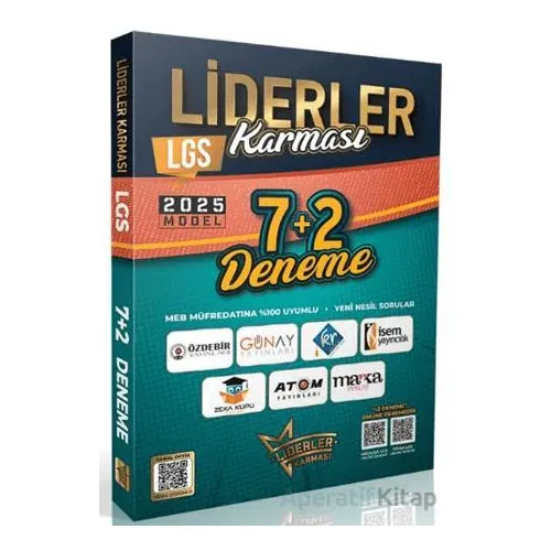 2025 Liderler Karması Model LGS Tüm Dersler 7+2 Deneme
