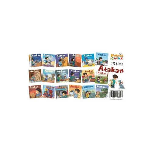 Atakan Serisi 18 Kitaplık Set - Seda Darcan Çiftçi - Kaknüs Yayınları
