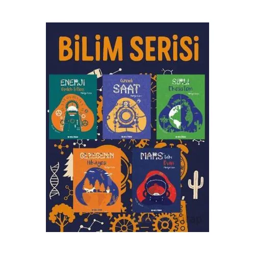 Bilim Serisi- İlkokul Okuma Kitabları - 5Li Set - Medya Koca - Multibem Yayınları
