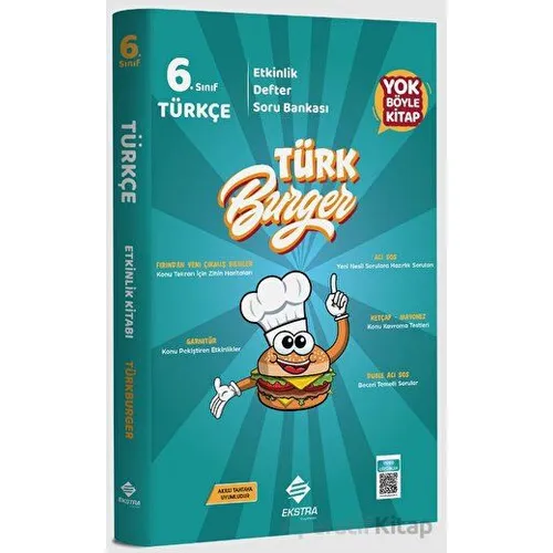 6.Sınıf Türkçe Türkburger Soru Bankası (Kampanyalı) Ekstra Yayıncılık