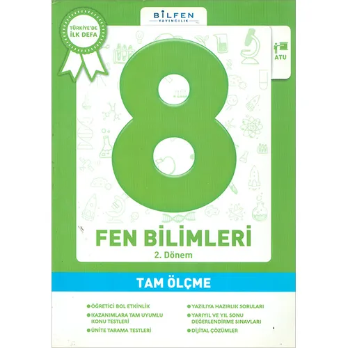 Bilfen 8.Sınıf Fen Bilimleri 2.Dönem Tam Ölçme (Kampanyalı)
