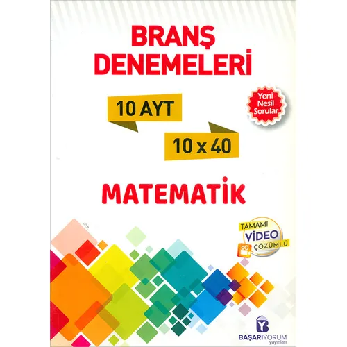 AYT Matematik 10 lu Branş Denemeleri Başarıyorum Yayınları