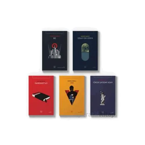 Distopya Seti (Fahrenheit 451, Cesur Yeni Dünya, Yüksek Şatodaki Adam, 1984, Biz)