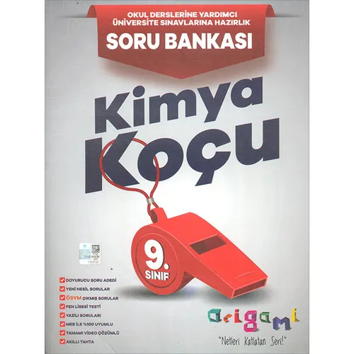 9. Sınıf Origami Kimya Koçu Soru Bankası (Kampanyalı) Tammat Yayıncılık