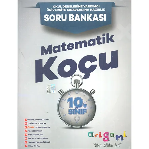 Origami 10. Sınıf Matematik Soru Bankası (Kampanyalı) Tammat Yayıncılık