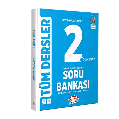 2.Sınıf Vip Tüm Dersler Soru Bankası Editör Yayınevi