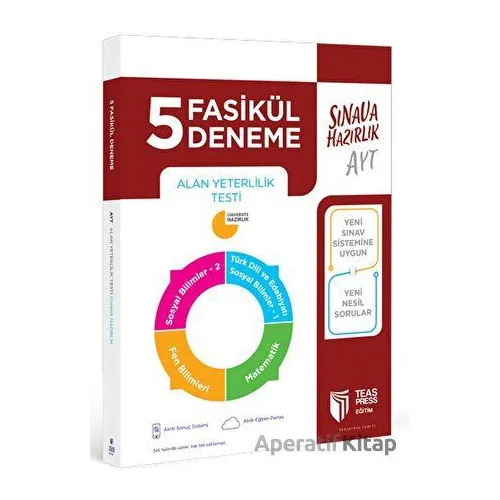AYT 5 Fasikül Deneme (Kampanyalı) Teas Press Yayınları