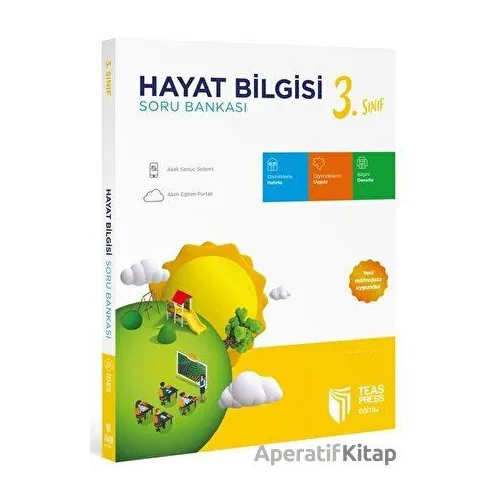 3.Sınıf Hayat Bilgisi Soru Bankası (Kampanyalı) Teas Press