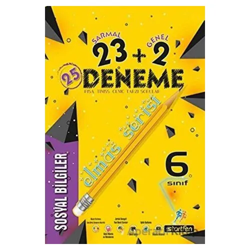 6. Sınıf Sosyal Bilgiler Elmas Serisi 25 Deneme (Kampanyalı) Startfen Yayınları