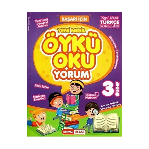 3.Sınıf Öykü Okuyorum Kırmızı Beyaz Yayınları