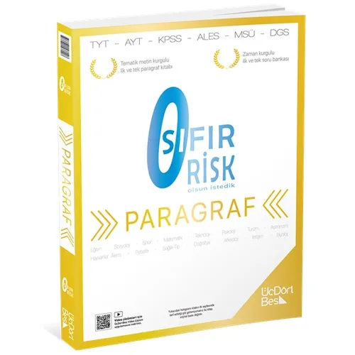 345 - Paragraf Sıfır Risk - GÜNCEL BASKI