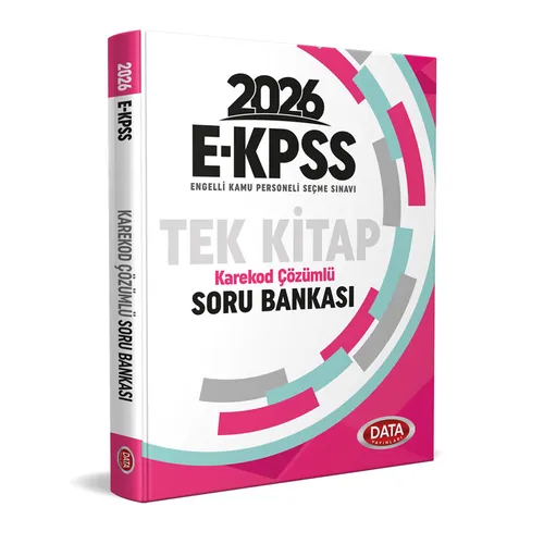 2026 EKPSS Tek Kitap Soru Bankası Karekod Çözümlü Data Yayınları