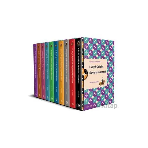 Evliya Çelebi Seyahatnamesi 10 Kitap (Takım) - Evliya Çelebi - Yeditepe Yayınevi