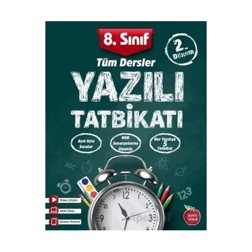 8. Sınıf Yazılı Tatbikatı 2. Dönem Tüm Dersler (Kampanyalı) Newton Yayınları