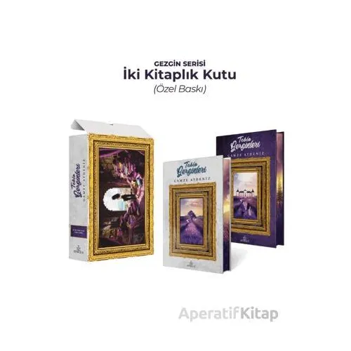 Gezgin Serisi İki Kitaplık Kutu – Yan Boyamalı - Gamze Aydeniz - Ephesus Yayınları