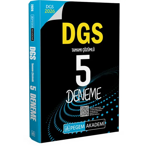 Pegem 2026 DGS Tamamı Çözümlü 5 Deneme