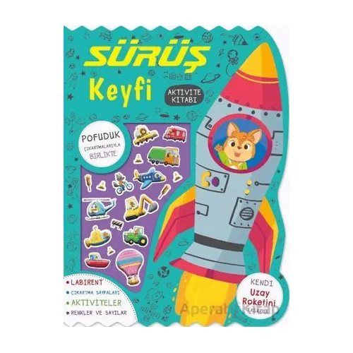 Sürüş Keyfi - Çıkartmalı Aktivite Kitabı - Kolektif - İndigo Çocuk
