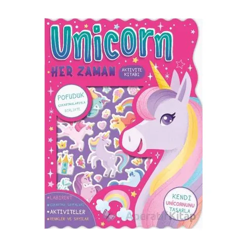 Unicorn Her Zaman - Çıkartmalı Aktivite Kitabı - Kolektif - İndigo Çocuk