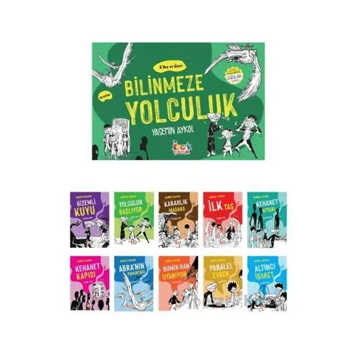 Bilinmeze Yolculuk (10 Kitap-Soru Kitapçığı) - Yasemin Aykol - Bıcırık Yayınları