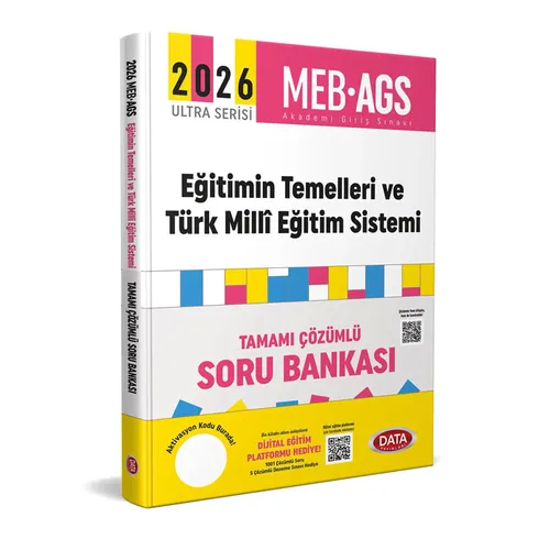 2026 AGS Ultra Serisi Eğitimin Temelleri, Türk Milli Eğitim Sistemi Data Yayınları