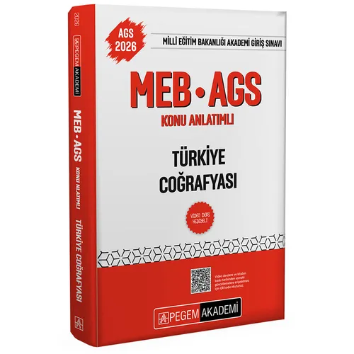 Pegem 2026 MEB-AGS Konu Anlatımlı Türkiye Coğrafyası
