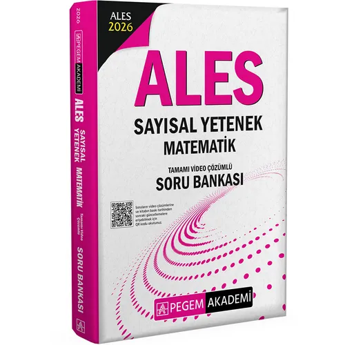 Pegem 2026 ALES Sayısal Yetenek Matematik Tamamı Video Çözümlü Soru Bankası