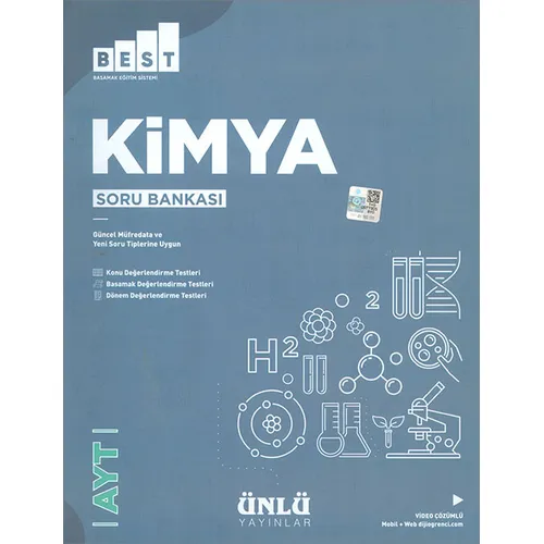 AYT Best Kimya Soru Bankası (Kampanyalı) Ünlü yayınlar