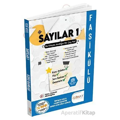 TYT Matematik Sayılar 1 Fasikülü Günay Yayınları