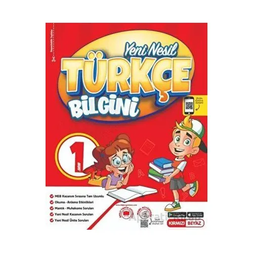 1. Sınıf Türkçe Bilgini Kırmızı Beyaz