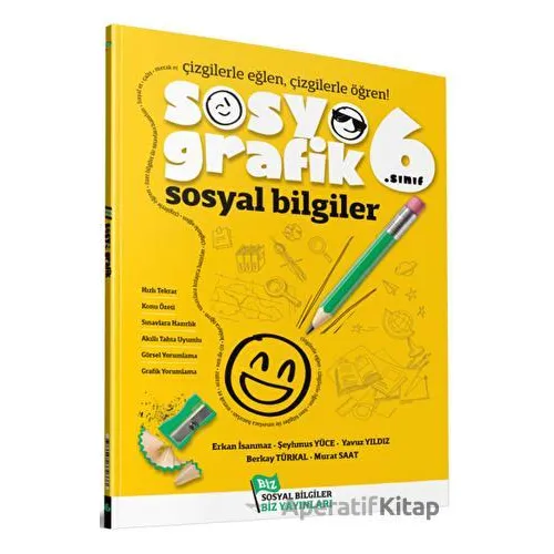 6.Sınıf Sosyal Bilgiler Sosyografik Çizgilerle Öğrenme (Kampanyalı) Biz Yayınları