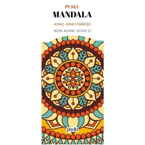 Mandala Ayraç / Renk Cümbüşü - Kolektif - Puslu Yayıncılık