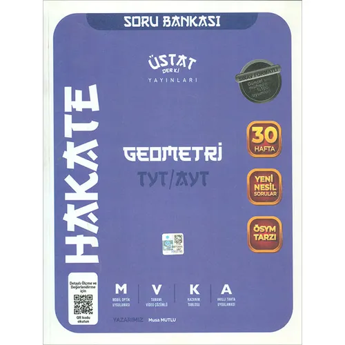 Üstat Der Ki TYT-AYT Geometri Soru Bankası (Kampanyalı)
