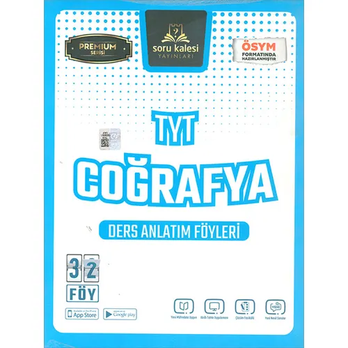 TYT Coğrafya Ders Anlatım Föyleri (Kampanyalı) Soru Kalesi